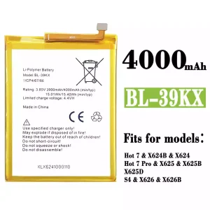 Replacement battery BL-39KX for Infinix Hot 7 / Hot 7 Pro