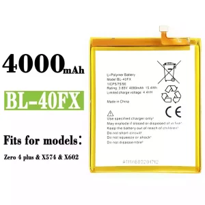 Replacement battery BL-40FX for Infinix Zero 4 plus