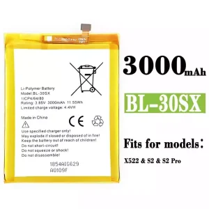 Replacement battery BL-30SX for Infinix S2 / S2 Pro