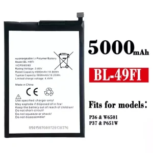 Replacement battery BL-49FI for ITEL P36  P37
