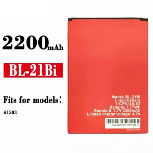 Replacement battery BL-21Bi for ITEL it1503