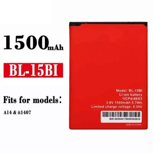 Replacement battery BL-15BI for ITEL A14 / it1407