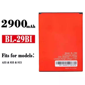Replacement battery BL-29BI for ITEL A55 / S33 / S15