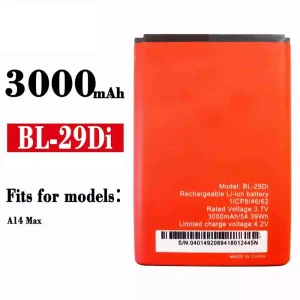 Replacement battery BL-29Di for ITEL A14 Max