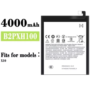 Replacement battery B2PXH100 for HTC X10