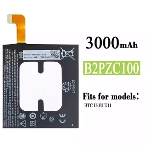 Replacement battery B2PZC100 for HTC U11/U-3U