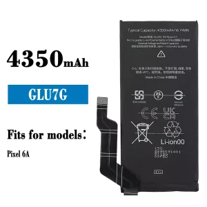 Replacement battery GLU7G for HTC Pixel 6A