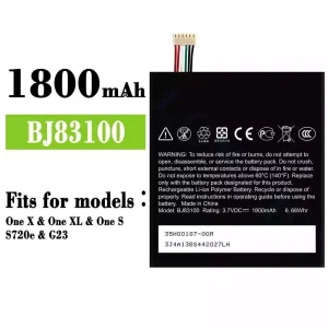 Replacement battery BJ83100 for HTC One X