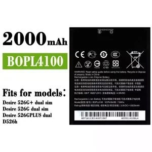 Replacement battery BOPL4100 B0PL4100 for HTC Desire 526G+ dual sim / Desire 526G dual sim