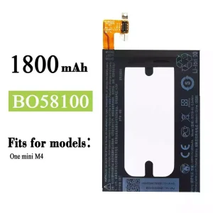 Replacement battery BO58100 for HTC One mini M4 601E/S/N 603E