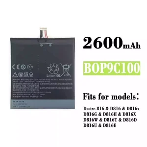 Replacement battery B0P9C100 BOP9C100 for HTC Desire 816 / D816