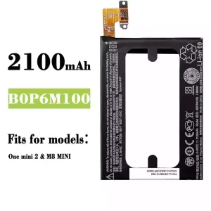 Replacement battery B0P6M100 for HTC One Mini 2 / M8 Mini