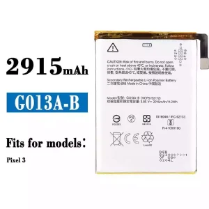 Replacement battery GO13A-B G013A-B for Google pixel 3