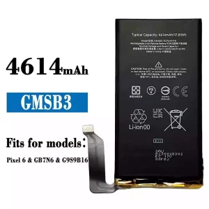 Replacement battery GMSB3 for Google Pixel 6