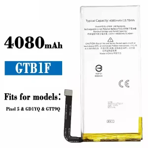 Replacement battery GTB1F for Google Pixel 5
