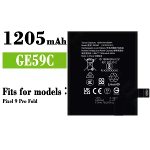 Replacement battery GE59C for Google Pixel 9 Pro Fold