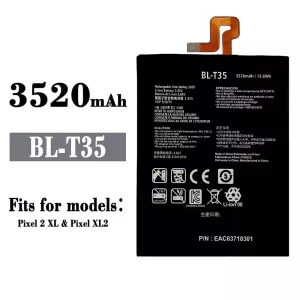 Replacement battery BL-T35 for Google Pixel 2 XL