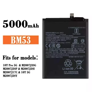 Replacement battery BM53 for Xiaomi 10T,10T Pro