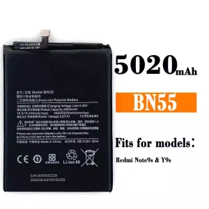 Replacement battery BN55 for Xiaomi Redmi Note 9s