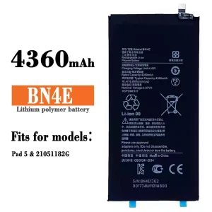 Replacement battery BN4E for Xiaomi Pad 5