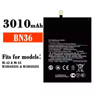 Replacement battery BN36 for Xiaomi Mi A2 / Mi 6X