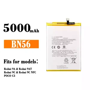 Replacement battery BN56 for Xiaomi Redmi 9A / Redmi 9AT / Redmi 9C / POCO C3