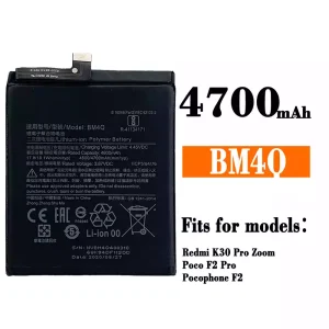 Replacement battery BM4Q for Xiaomi Redmi K30 Pro / Poco F2 Pro