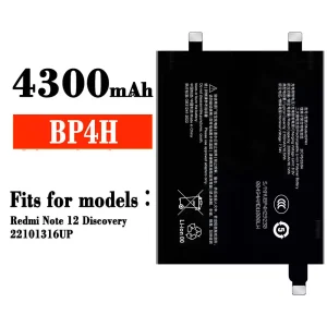 Replacement battery BP4H for Xiaomi Redmi Note 12