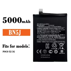 Replacement battery BN5J for Xiaomi POCO X5 5G