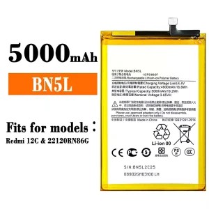 Replacement battery BN5L for Xiaomi Redmi 12C