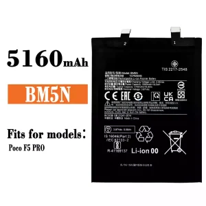 Replacement battery BM5N for Xiaomi POCO F5 PRO