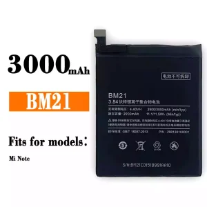 Replacement battery BM21 for Xiaomi Mi Note