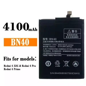 Replacement battery BN40 for Xiaomi Redmi 4 / Redmi 4 Pro