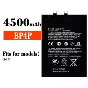 Replacement battery BP4P for Xiaomi Civi 3