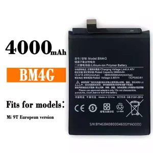 Replacement battery BM4G for Xiaomi Mi 9T