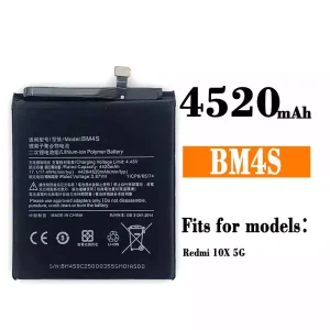 Replacement battery BM4S for Xiaomi redmi 10X 5G