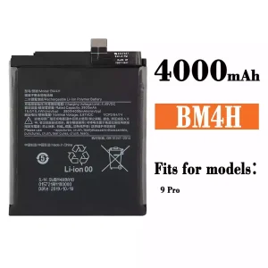 Replacement battery BM4H for Xiaomi 9 pro