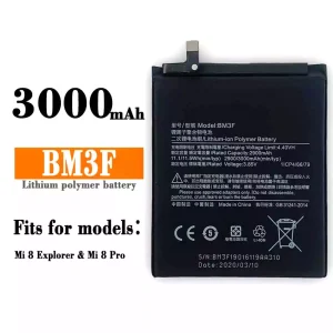 Replacement battery BM3F for Xiaomi Mi 8 Explorer / Mi 8 Pro