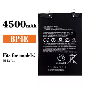 Replacement battery BP4E for Xiaomi Mi 13 lite