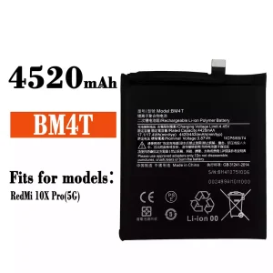 Replacement battery BM4T for Xiaomi Redmi 10X Pro