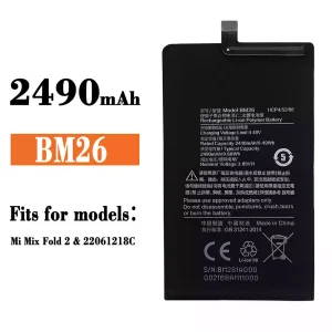 Replacement battery BM26 for Xiaomi Mi Mix Fold 2