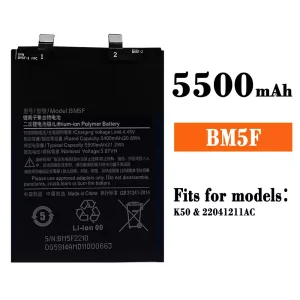 Replacement battery BM5F for Xiaomi K50