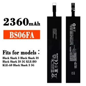 Replacement battery BS06FA for xiaomi Black Shark 3 / Black Shark 3S