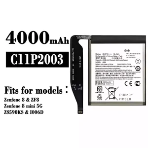 Replacement battery C11P2003 for Asus Zenfone 8 / Zenfone 8 mini
