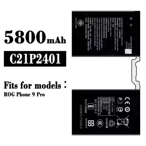 Replacement battery C21P2401 for Asus ROG Phone 9 Pro