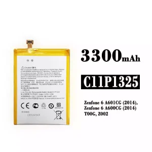 Replacement battery C11P1325 for Asus Zenfone 6 A601CG (2014) /A600CG (2014)