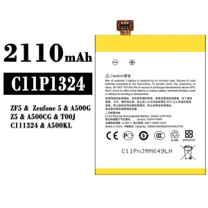 Replacement battery C11P1324 for Asus Zenfone 5