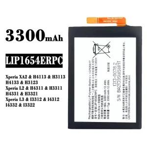 Replacement battery LIP1654ERPC for Sony Xperia XA2 / Xperia L2 / Xperia L3