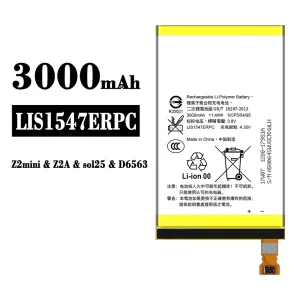 Replacement battery LIS1547ERPC for Sony Z2 mini / Z2A