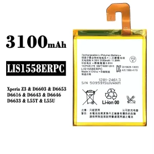 Replacement battery LIS1558ERPC for Sony Xperia Z3